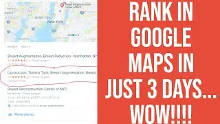 How to rank in Google Maps in 3 days -Local SEO June 2019