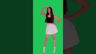 beautiful girl Dance green screen video// trending green screen video
