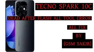 tecno spark 10c (kl5k) dead boot repair by (GSM SAKIB)