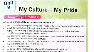 My Culture - My Pride | unit9 | #class3  | @ShahzainSeries