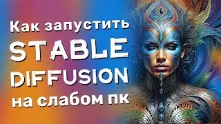 Как установить Stable Duffusion на удаленный компьютер. Запускаем нейросеть со слабого компьютера
