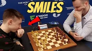 What made Daniil Dubov smile on move three? Dubov vs Inđić | World Blitz 2023