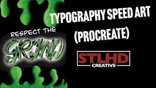 [Speed Art] How To Use Typography in Design | Procreate