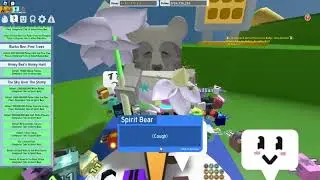 Roblox - Bee Swarm Simulator - Finishing Spirit Bear's The Sky Over The Stump quest.