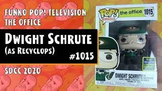 Funko Pop The Office - Dwight Schrute (Recyclops Helmet) - 1015 - SDCC 2020 // Just One Pop Showcase
