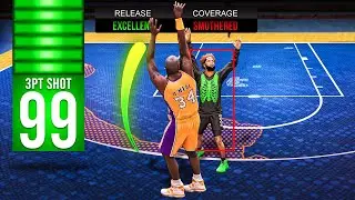 I Gave My CATFISH SHAQ Build A 99 3PT Rating... (nba 2k24)