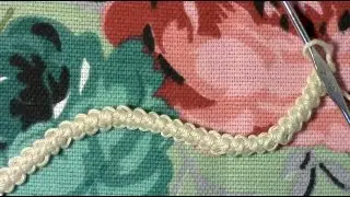 Crochet cord knitting