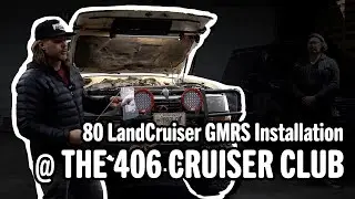 80 LandCruiser GMRS Installation at 406 Cruiser Club