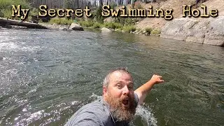 I showed them the SECRET Swimming Hole... Camping with Yankee Tanker
