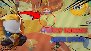 Zooba : New Glitch Fly Damage with Steve in zooba | Zooba