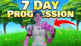 7 Days of Fortnite Controller Progression..