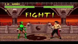Mortal Kombat 2 Hidden Characters Hack Jade Play through