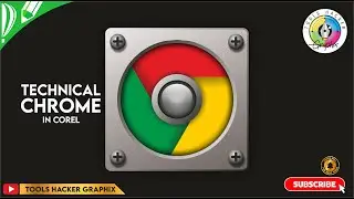 Technical Chrome in Corel | Tools Hacker Graphix