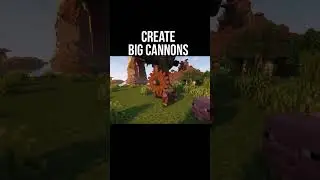 Create big cannons Tutorial / guide 1.18.2 - 1.20.1 Cannon creation (Minecraft java)