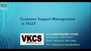 Customer Support Management in TALLY
