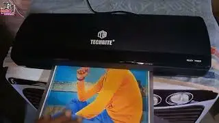 लेमिलेशन कैसे करे || How To Lamination By Techbite Lamination Machine || RJ Computer
