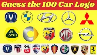 Guess the 100 Car Logo in 4 Seconds - | Car Logo Quiz | Test Your Car Logo IQ