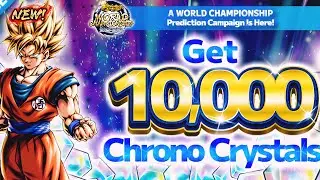 HOW TO GET 10,000 CHRONO CRYSTALS FREE IN DRAGON BALL LEGENDS 🤩🔥!?