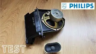 Weird Philips 1.1 CRT TV Speaker System (TEST)