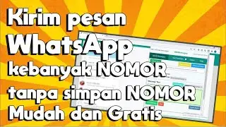 Easy and Free Way Send WhatsApp messages to many numbers without saving the number