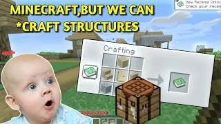 Minecraft, But We Can Craft Structures 🏠 | in English| SIGNUPGAMING  Minecraft
