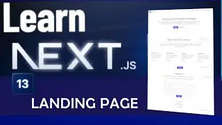 Create a Landing Page with Next.js 13.4, Tailwind CSS and Tailblocks