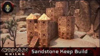 CONAN EXILES | Sandstone Castle Keep Build