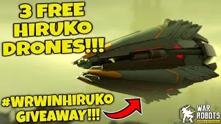 (Ended)HIRUKO DRONE GIVEAWAY IN WAR ROBOTS!!! 