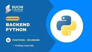 36_Recursion Functions | Python For Beginners @suchiit