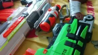 Показываю мой арсенал NERF