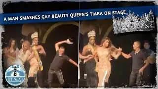 A man smashes a gay beauty queen's tiara on stage | DT Next
