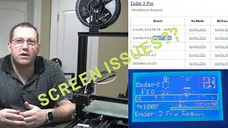 Creality Screen Issues After Firmware Upgrade