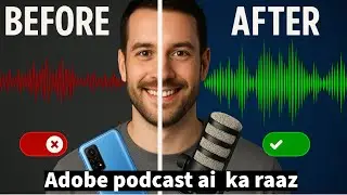 Apni Aawaz Ko Studio Jaisa Banayein | Adobe Podcast AI & Voice Enhance Tips Urdu