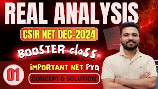 L1 PYQ | CSIR NET  Real analysis  important PYQ'S | previous year question csir net
