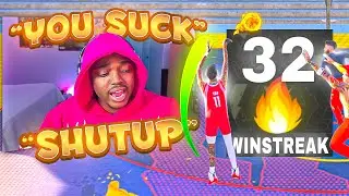 REACHING A 30+ GAME WIN STREAK ON NBA 2K24 THEN DESTROYING TRASH TALKERS!!