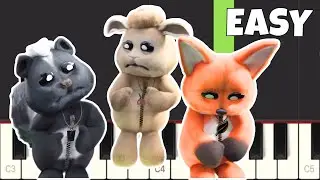 The Rejected Smiling Critters - EASY Piano Tutorial - Poppy Playtime Chapter 3