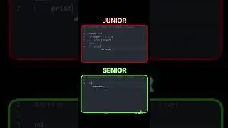 Junior vs Senior Programming Style | Speed | Perfection | Accuracy 