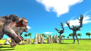 OLD NEW GORO 2 vs 2 BOSS FACTIONS animal revolt battle simulator