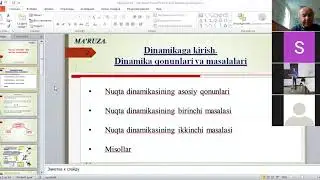 Назарий механика  Mirzayev I