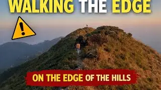 ⚠️ Walking the Edge | One Step from Danger || ख़तरनाक ढलान #travel  #hindi #landscape #darjeeling 
