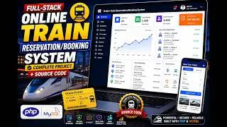 Online Train Ticket Reservation System using PHP & MySQL: Full-Stack Project with Source Code