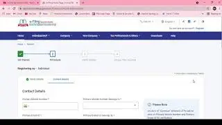 How to register in income tax portal | इनकम टैक्स पोर्टल पर कैसे रजिस्टर करे | in hindi