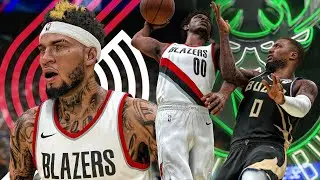 NBA 2K24 MyCAREER - Damian Lillard Bucks Debut! Scoot DUNKS On Dame!!