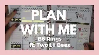 PLAN WITH ME // B6 Rings ft. Two Lil Bees!