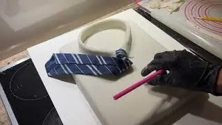Tutorial Torte Hemd / cake shirt Ravenclaw торт рубашка галстук Рейвенкло Camisa pastel con corbata