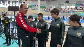 BAŞKAN ALTAY KONYA BÜYÜKŞEHİR BİSİKLET TAKIMININ ANTRENMANINI ZİYARET ETTİ