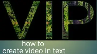how to create video in text in mobile by using kinemaster