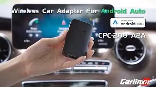 Carlinkit A2A Wireless Car Adapted For Android Auto - Real Product Display