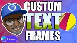 How to Create custom text frames for Canva with Corel Vector- FREE! | Full Tutorial