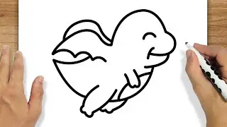 COMO DESENHAR UM DRAGÃO FOFO